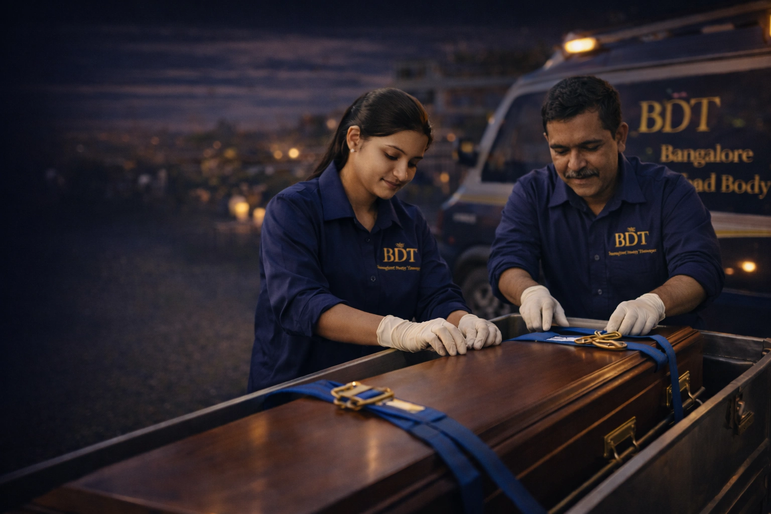 Support team for respectful transport coordination from Bangalore